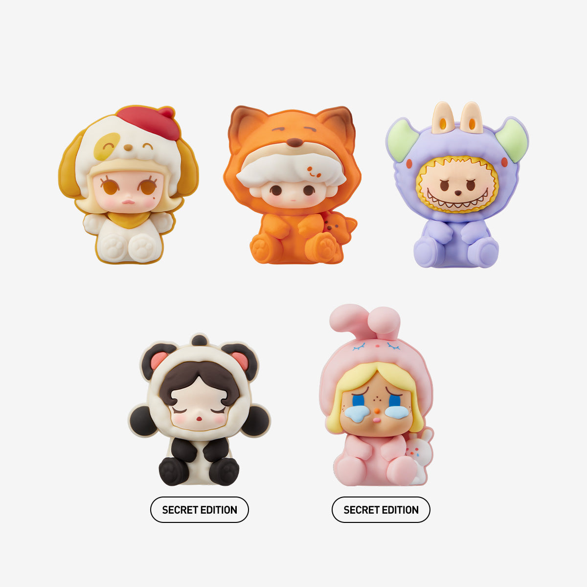 Bubble Cute Particle Pajama Party Series Decorative Buckle Blind Box 3 BOXES (3 PCS)