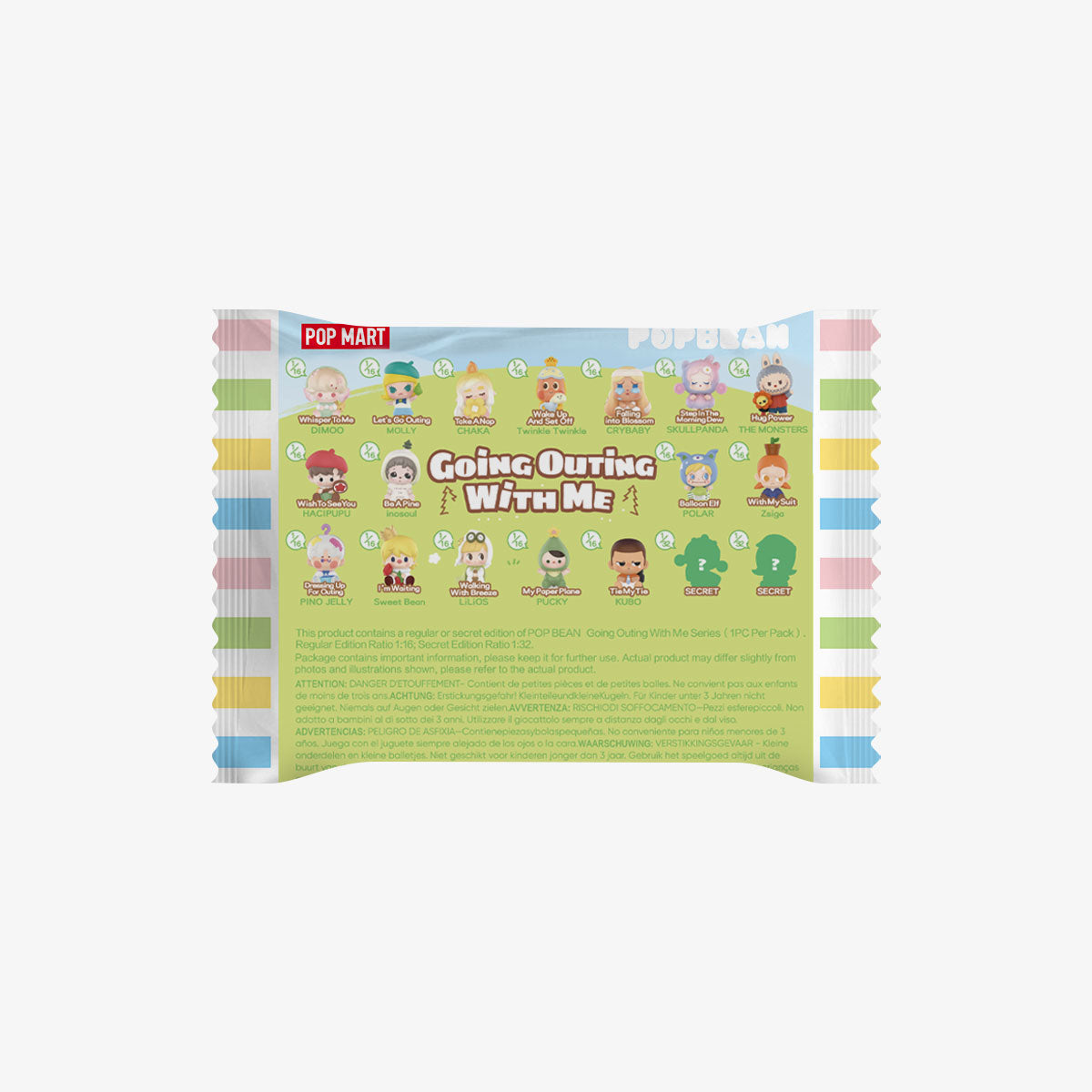 POP BEAN Going Outing With Me Series(1PC Per Pack) 1 BAG