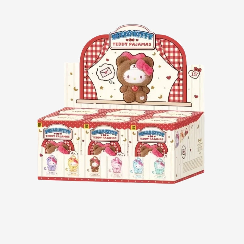 HK Teddy Pajamas Series Plush Dolls 1 SET (6 BOXES)
