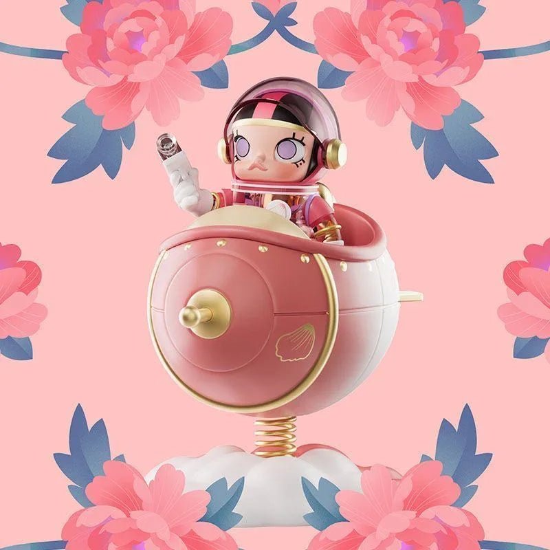 MEGA SPACE MOLLY 100% Blooming Series Peony Figure - POP BOX